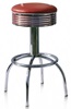 BS30 Retro Diner Stool Ruby