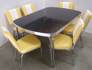 American 50s Style Diner Tables | TO28 Large Diner Table | Retro Diner ...